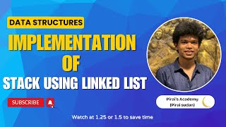 Implementation of Stack using Linked List | GATE Exam preparation | End - Semester preparation.