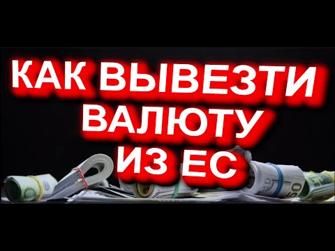 ВЫВОЗ ВАЛЮТЫ из ЕС. Как вывозить валюту, чтобы не конфисковали на границе? Смотрите первый коммент!!