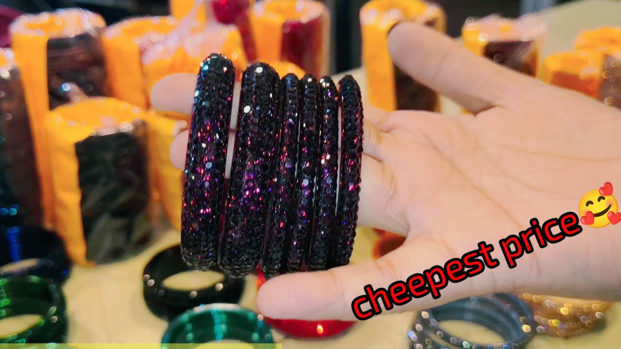 Kanch Ke stone Wale Plain Kade || Defferents Color || 