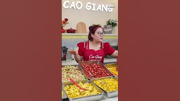 Trà hoa quả tươi mát - thơm như kẹo, vị ngon đậm đà #caogiang #food #cooking #windnet