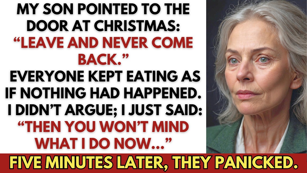 “Leave and never come back,” my son told me during Christmas dinner.