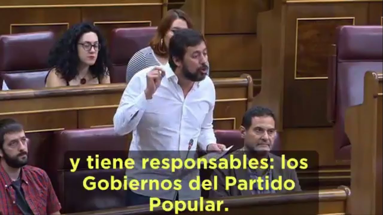 Antón Gómez: "Asistimos a una catástrofe ambiental y social en Galicia".