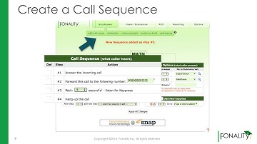 Fonality - Admin Control Panel - Edit the Call Menu