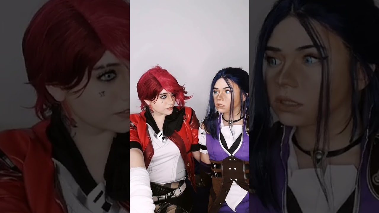 Want a quickie? | Caitlyn Kiramman and Vi #cosplay CaitVi | Arcane