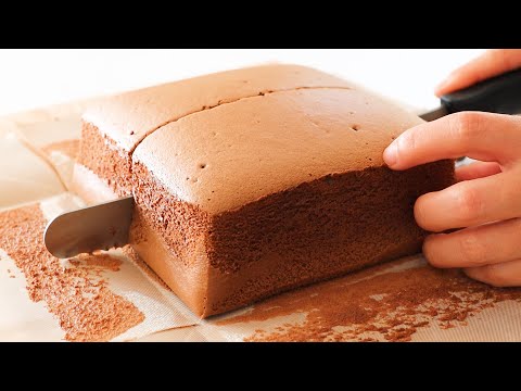 The most moist and soft chocolate cake I39ve ever had! Extremely easy! Chocolate castella cake