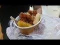 Китайский фастфуд. Курица в сладком соусе. Sweet chicken