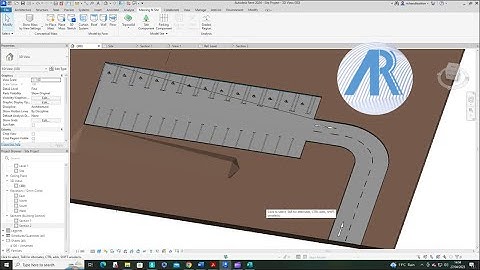 6 Parking bays Tutorial revit 2024