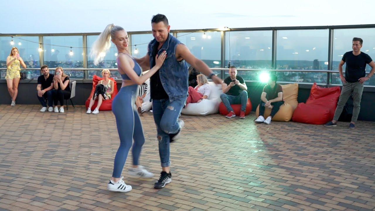Azael & Sindi @ Europa Rooftop terrace Vilnius / Bachata Fever