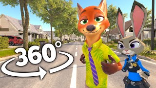 Vr 360 Zootopia Movie Compilation