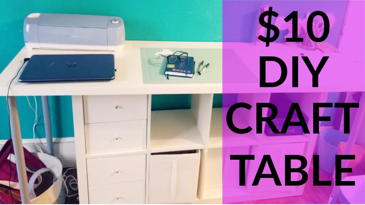 Cheap & Easy: Build a Large (or tiny) Sewing & Crafting Table - The  Borrowed AbodeThe Borrowed Abode