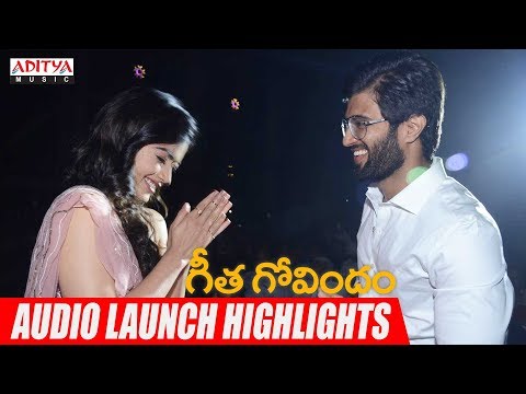 Geetha Govindam Audio Launch Highlights | Vijay Devarakonda, Rashmika Mandanna | Gopi Sundar