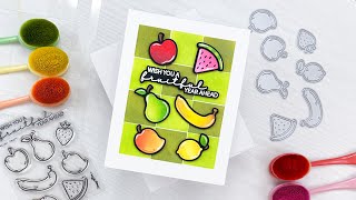 Bold and Graphic Fruity Birthday Card