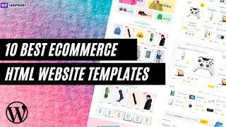 10 Best E-commerce HTML Website Templates | Top E-commerce HTML Website Templates