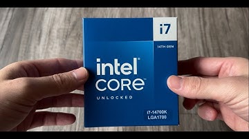 Intel I7 14700K Unboxing