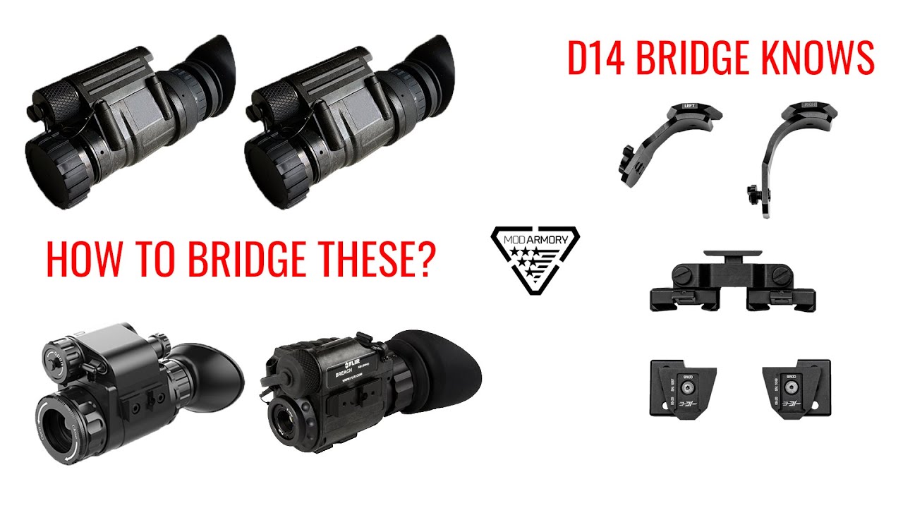 Mod Armory D14 Bridge for Dual Night Vision or Night Vision + Thermal