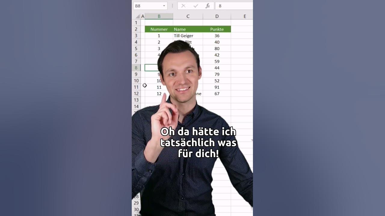 Zeilen automatisch nummerieren excel youtube