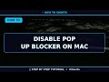 Disable Pop Up Blocker on Mac (2025) | 60 Sec Guide #Shorts