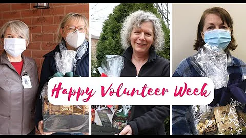 Surprising 3 long-service volunteers at VHA during National Volunteer Week 2022!