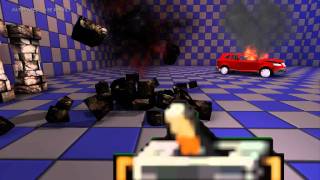 Burning car VFX UDK wip 1
