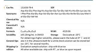 Gp10118 Amyloid Beta-Peptide 1-40 Human 131438-79-4