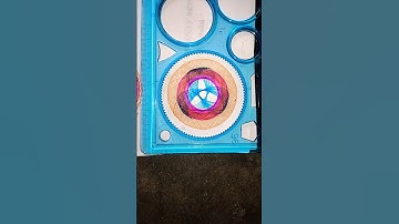 spirograph design pattern #spirograph#treding#youtube #shorts #viral#short#video #creativespirograph