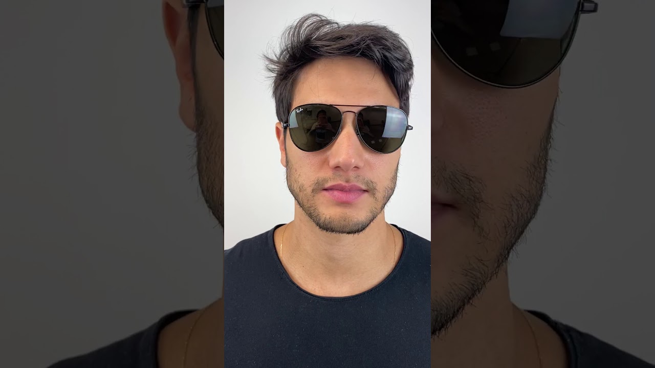 Óculos de Sol Ray-Ban Aviador RB 3554 - YouTube