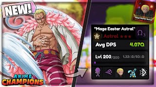 🧙🥚Showcasing *NEW* GODLY MAGE ASTRAL "Doflamingo" In Anime Champions Simulator screenshot 5