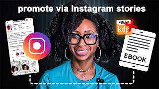 you're going to promote your book using Instagram stories... here's how (no Amazon KDP needed)