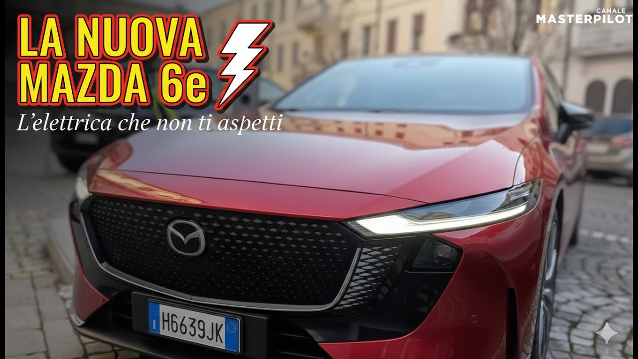 Da ROMA a PADOVA con MAZDA 6e elettrica ⚡️ Ma sai che non è male? Da 40.850 euro