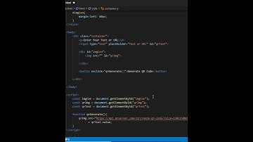 QR Code Generater using HTML CSS & JavaScript || #coding #shortsvideo #html