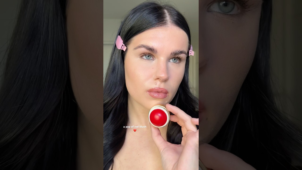 red blush is so underrated! shade Rouge from Merit Beauty❤️ 