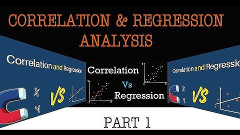 Introduction to Correlation & Regression Analysis, (Part1)