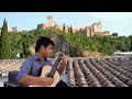 Francisco trrega recuerdos de la alhambra  an tran guitar