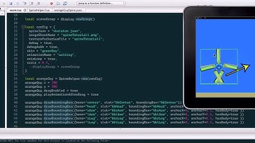 Spine Tutorial for CoronaSDK   Lesson 18: SpineHelper Methods Review – Part 4