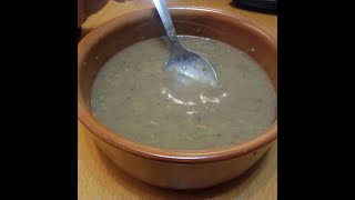 מרק פטריות קטיפתי עשיר-Rich velvety mushroom soup