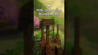 POV: Installed Realistic Graphics Mod in Minecraft 💀🔥 | Ultra Graphics PC Gaming #minecraft