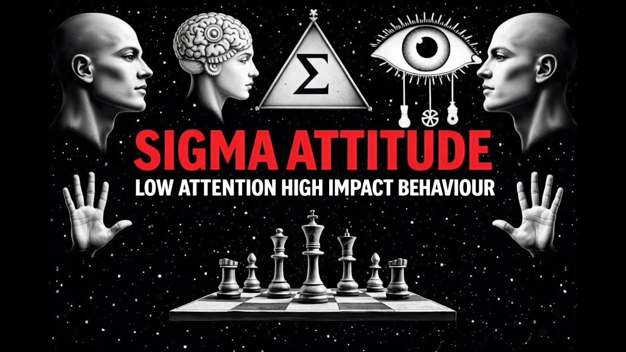 Sigma attitude and  Low attention High impact behaviour🔥