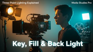 Key Light, Fill Light &amp; Back Light Explained | Three-Point Lighting Mastery | Media Studies Pro