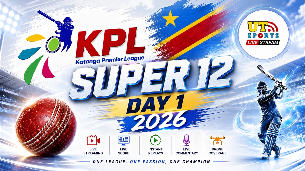Super 12 Day 2 || Katanga Premier League 2026 || Lubumbashi🇨🇩 - Africa🇿🇦 || UT Sports Live