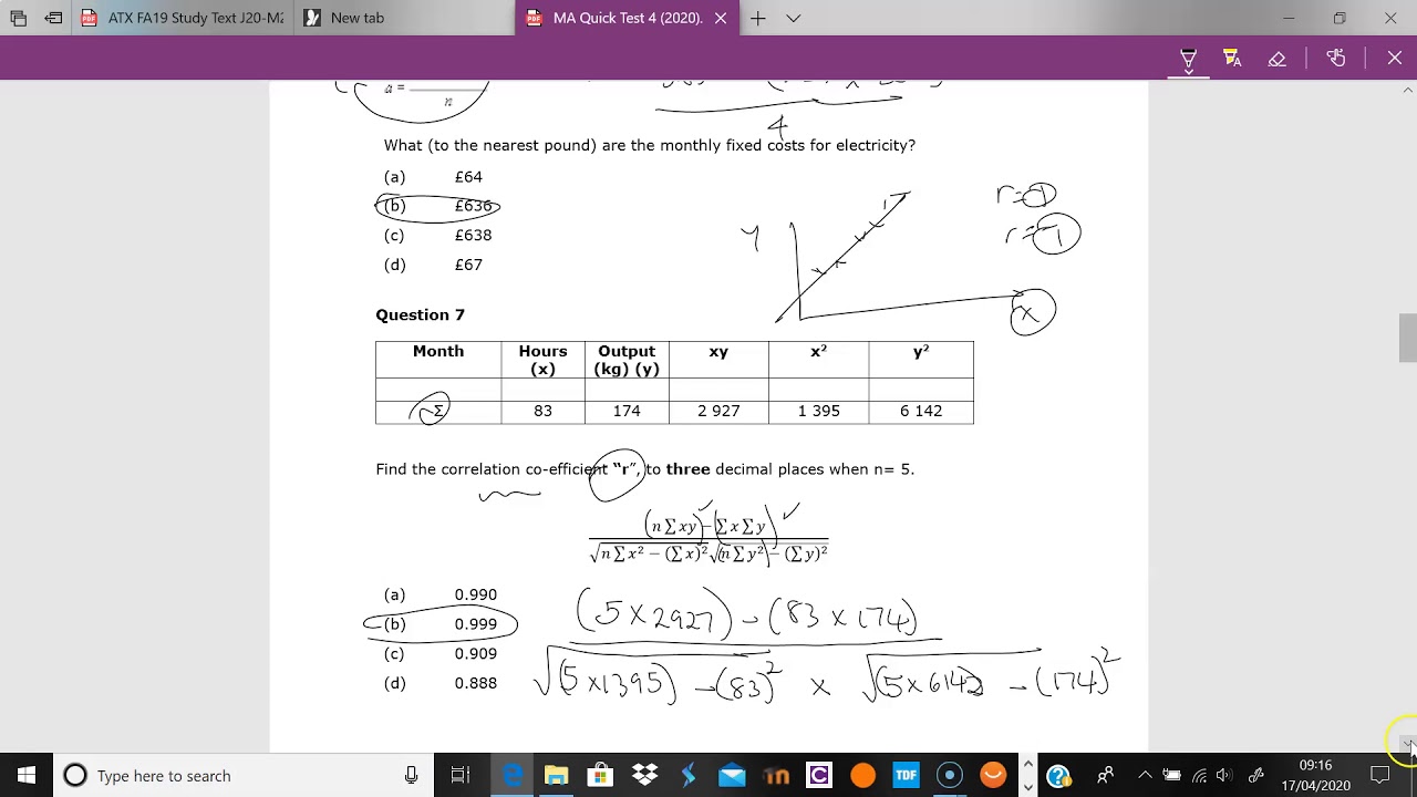 MA Quick Test 4 Q7&8 - YouTube