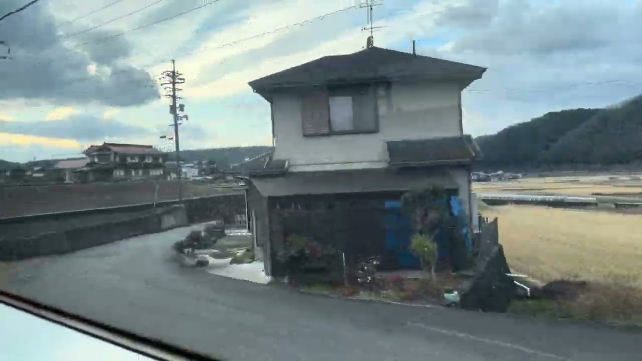 芸備線快速　みよしライナー　キハ47【車窓＋走行音】① 三次→甲立　旅情たっぷり【通過駅あり】汽車旅