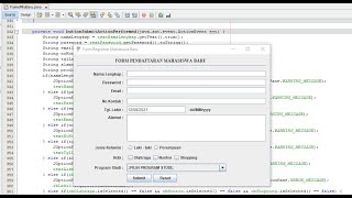 Contoh Inputan dan Validasi Lengkap di Java