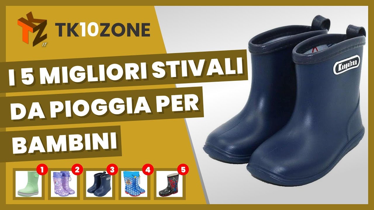 I 5 migliori stivali da pioggia per bambini - YouTube