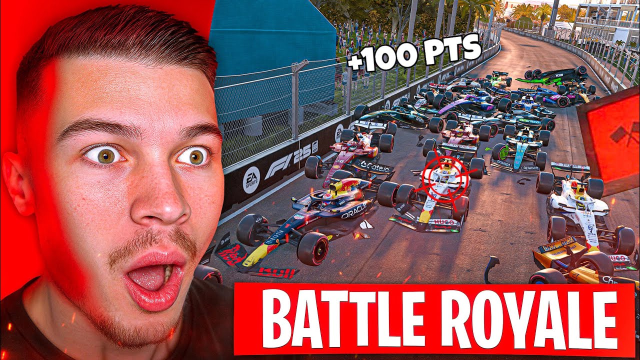 BATTLE ROYALE A MIAMI À SUR F1 25 ! (LE BORDEL 😱😂)