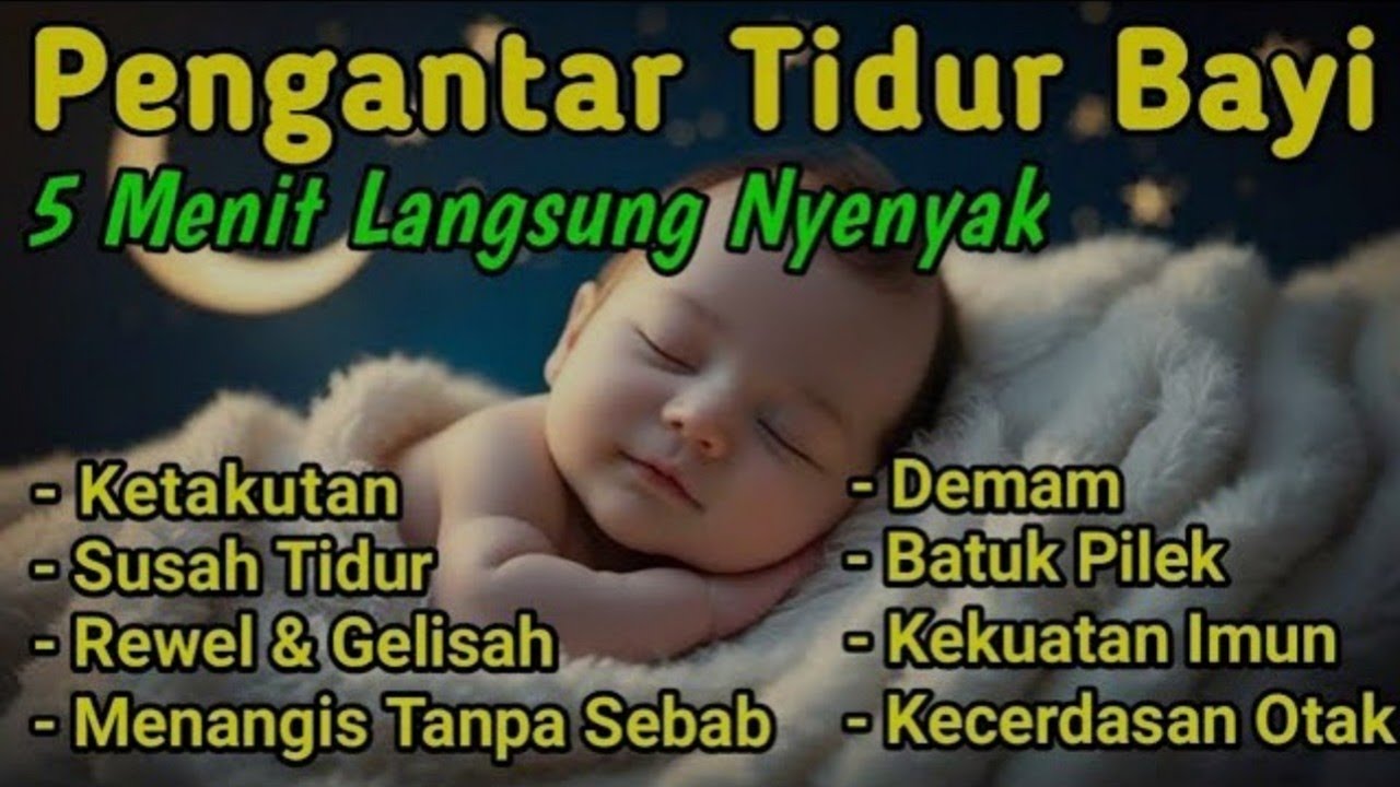 Ruqyah bayi Susah Tidur Malam Coba Dengarkan Surah Pengantar Tidur Merdu, Pemenang Hati 💞 & Pikiran
