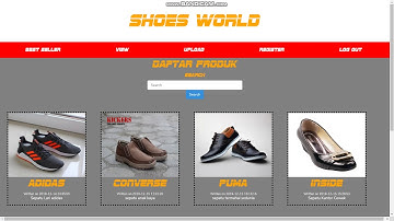 Walkthrough Shoes World Website with Laravel