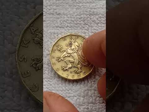 465. Beautiful Nordic Gold Coin 20 KC - Kroner - (ROK 2000) Yar 2000 - Ceska Republika