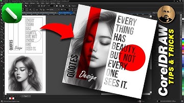 Turn Simple Image & Text into Jaw-Dropping Designs in CorelDRAW! 🔥