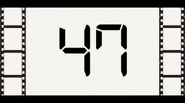 Countdown from 47 to 0 (Retro)