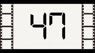 Countdown from 47 to 0 (Retro)